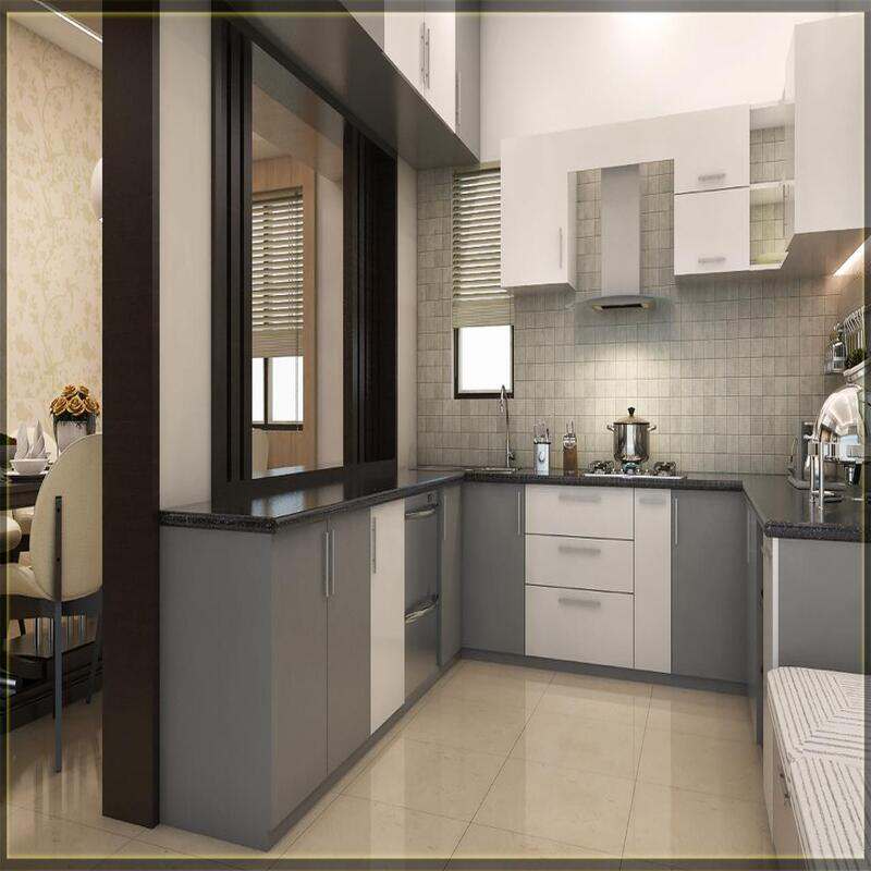 Modular kitchen interior by Hari Builders